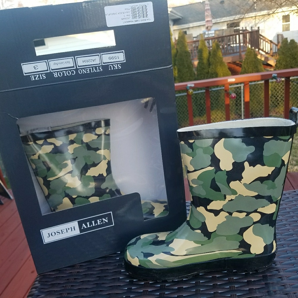 Boys Camo Rainboot Joseph Allen